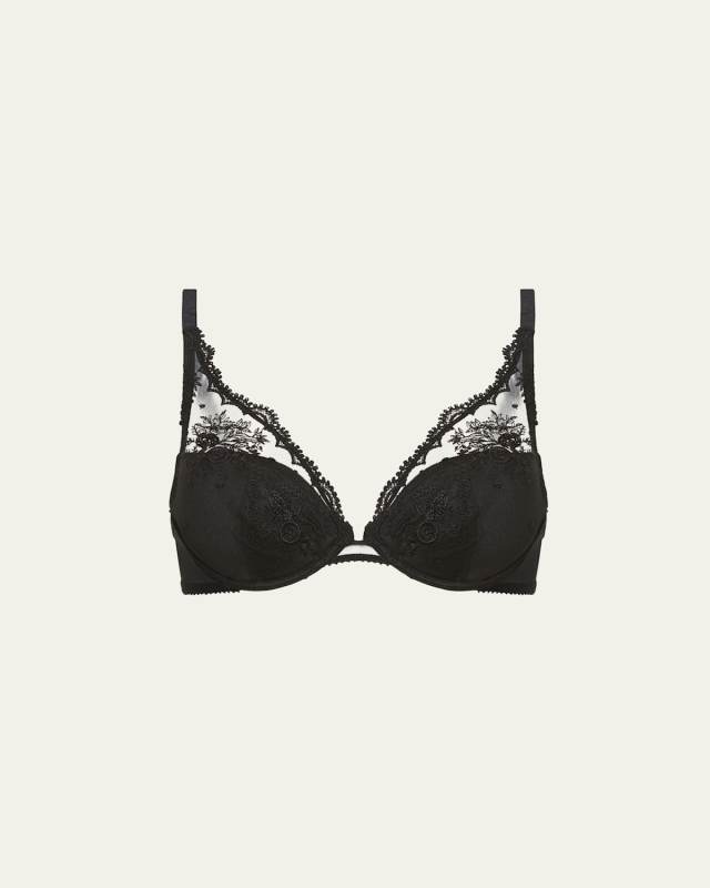 Intrigue Embroidered Push-Up Bra